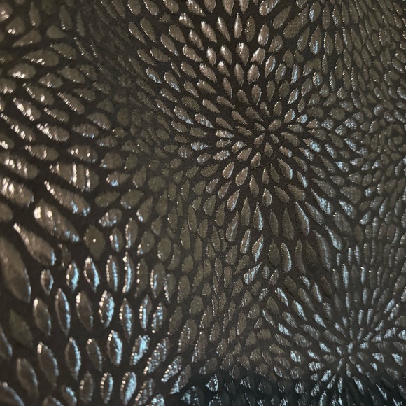 LOFT Black Shimmer Splash Skirt for Cocktail Night Out - Picture 3 of 4